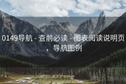 0149导航 - 查前必读 - 图表阅读说明页，导航图例